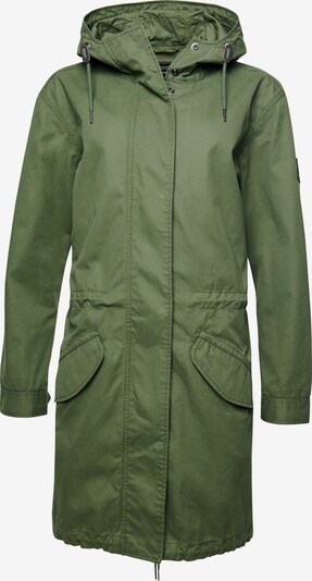 Superdry Parka mi-saison en olive, Vue avec produit