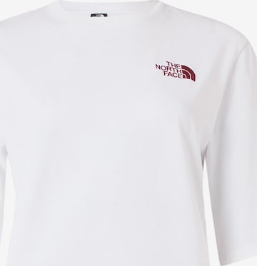 THE NORTH FACE T-shirt 'HIKE PICNIC' i vit: framsida