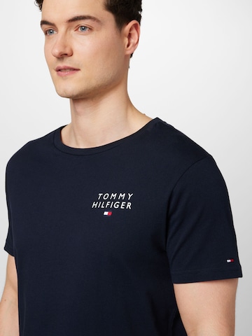 Tommy Hilfiger Underwear قميص بلون أزرق