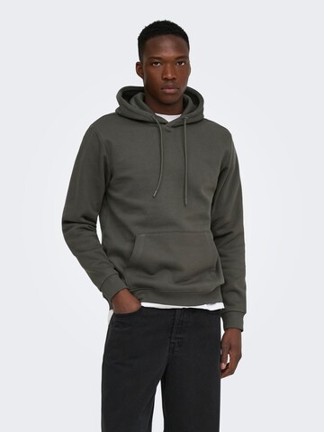 Only & Sons Sweatshirt 'ONSConnor' in Grau: Vorderseite