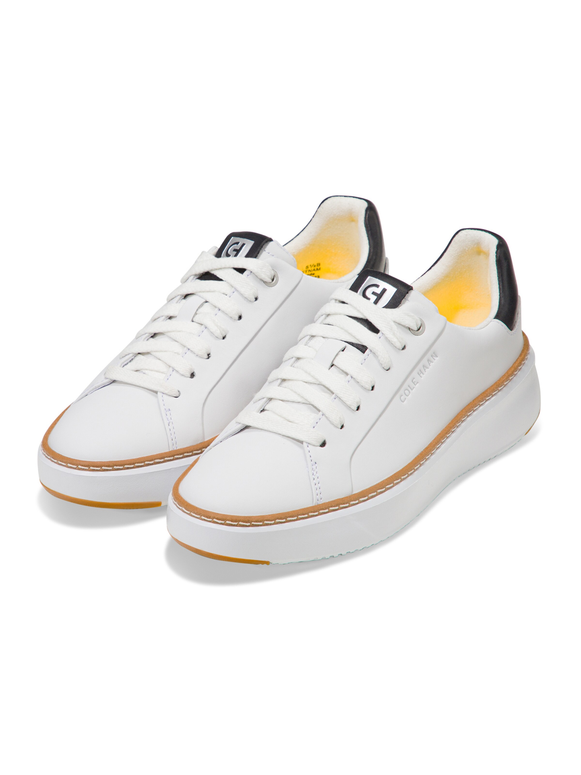 Cole Haan Platform trainers 'Grandpro Topsin' in White: front