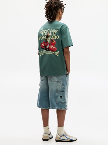 T-Shirt 'STWD' Pull&Bear en vert