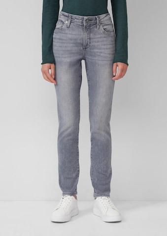 s.Oliver Slimfit Kavbojke 'Betsy' | siva barva: sprednja stran