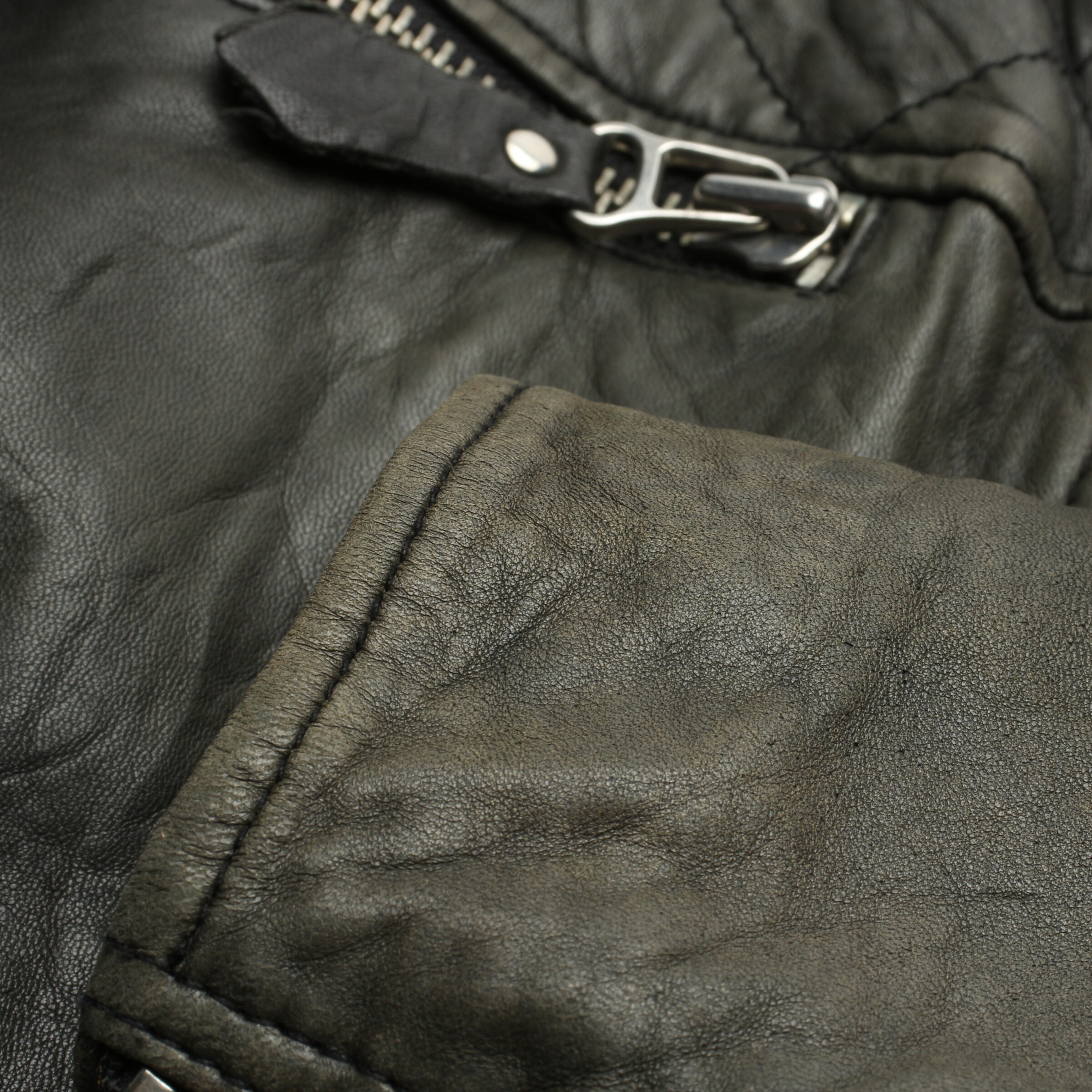 Isabel Marant Etoile Lederjacke / Ledermantel S in Grün