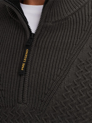 Pullover 'Pullover with half zipper' di PME Legend in grigio