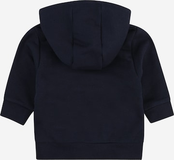 BOSS Kidswear - Sudadera con cremallera en azul