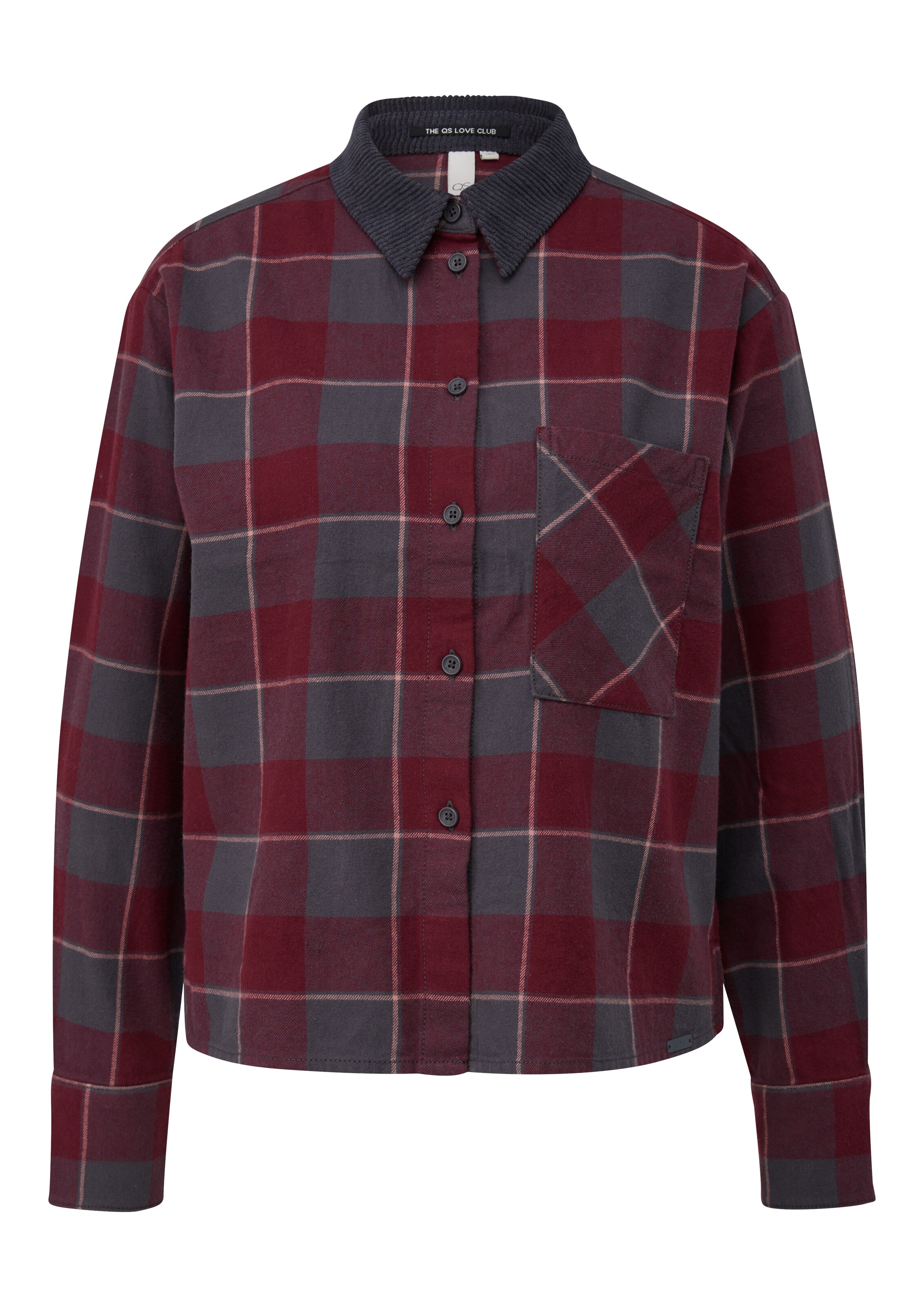 Chemisier QS en rouge : devant