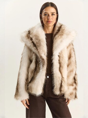 Bianco Lucci Tussenmantel in Beige: voorkant