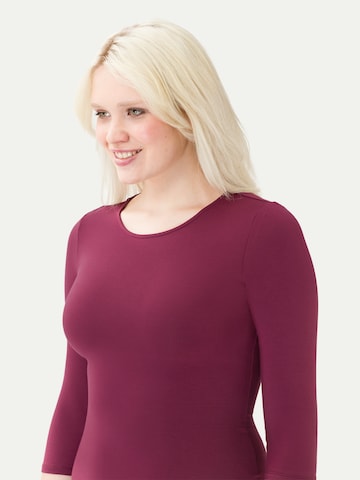 Les Lunes Shirt Bodysuit 'Alena' in Purple