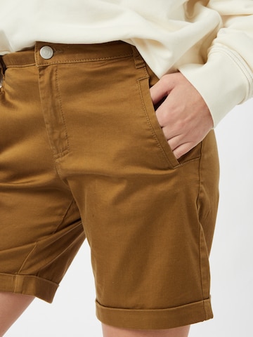 VILA - regular Pantalón en marrón