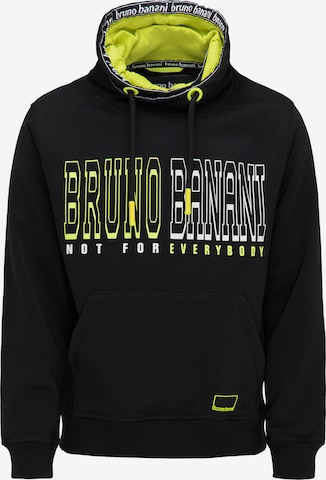 BRUNO BANANI Sweatshirt in Zwart: voorkant
