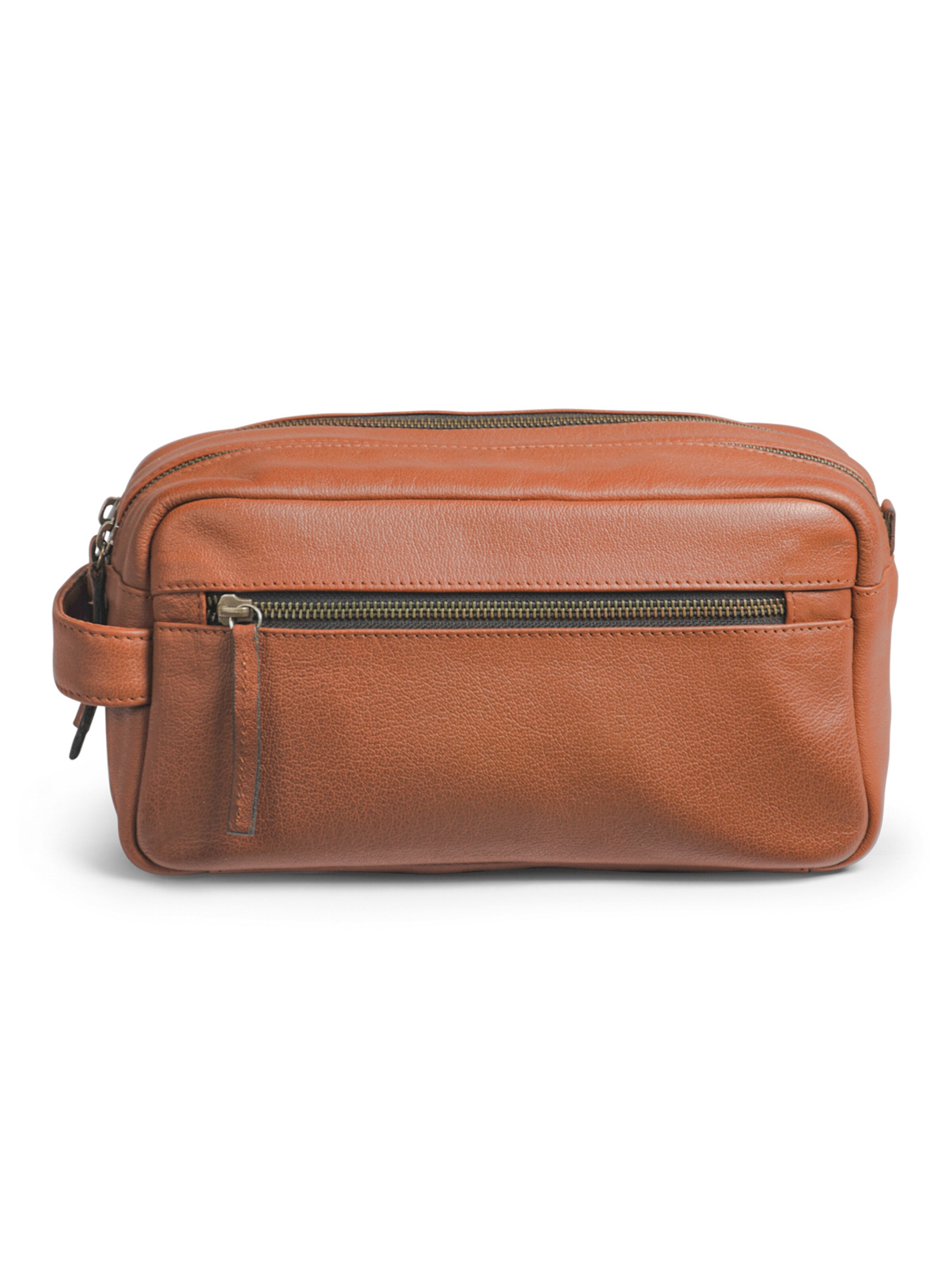 still Nordic Toilettaske 'Clean Toiletry 2 Room' i brun: forside