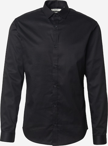 Camicia 'Cardiff' di JACK & JONES in nero: frontale