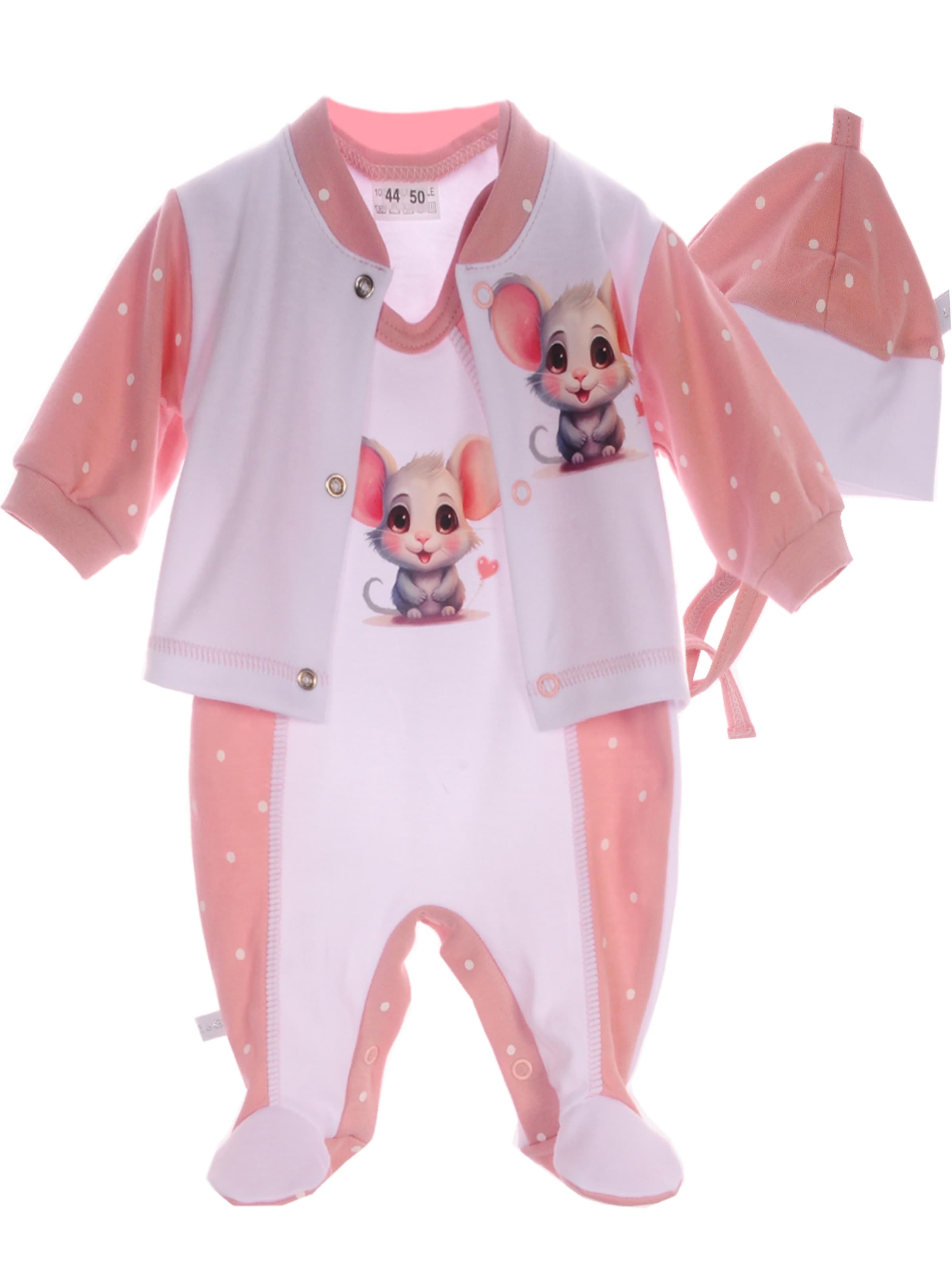 La Bortini Set‌ in Pink: Vorderseite