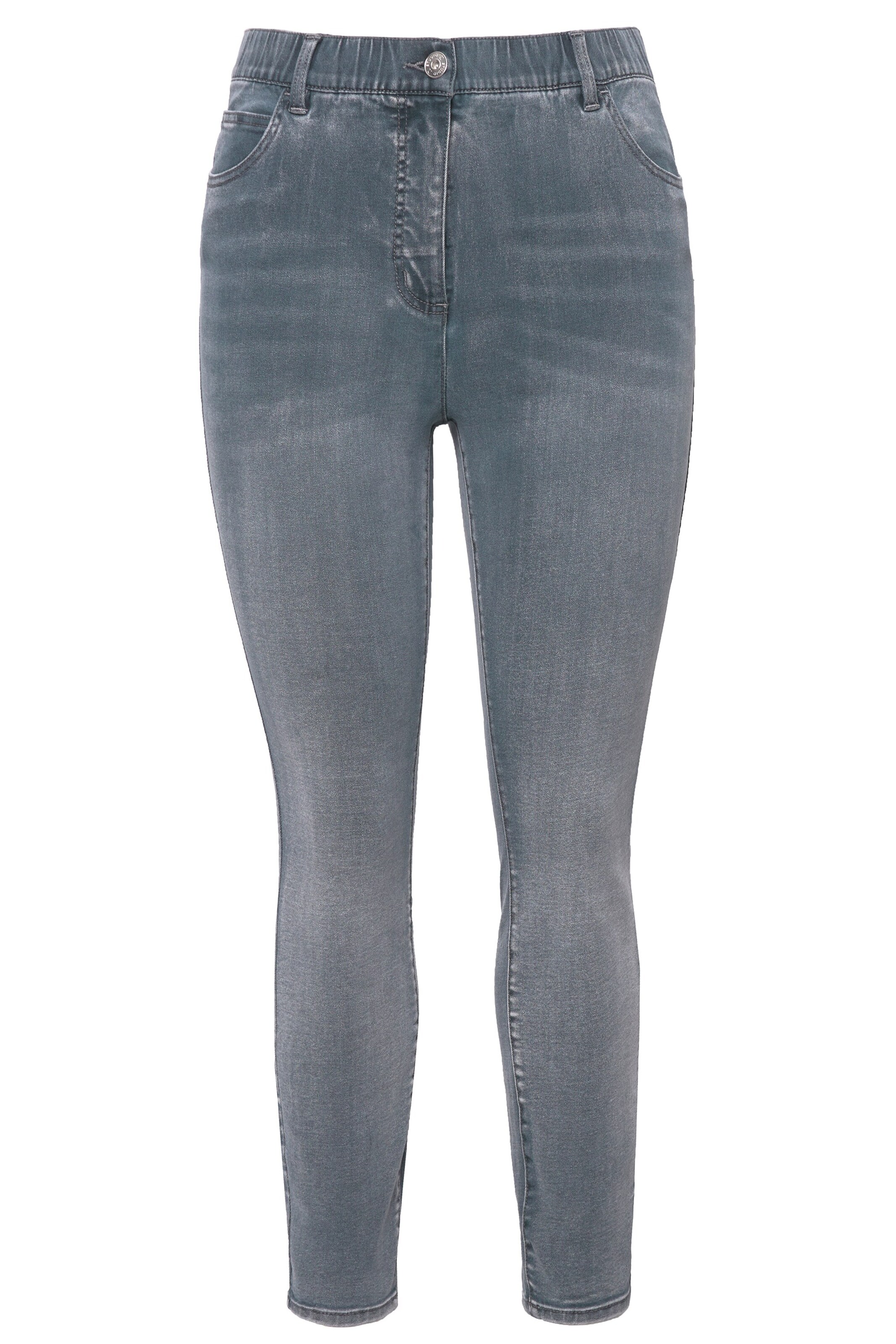 Studio Untold Skinny Jeggings in Grau: Vorderseite