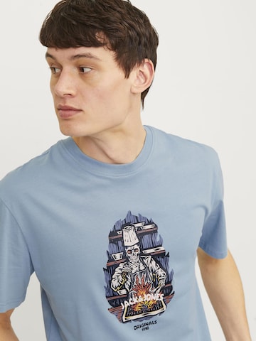 JACK & JONES Bluser & t-shirts 'JORSEVEN' i blå