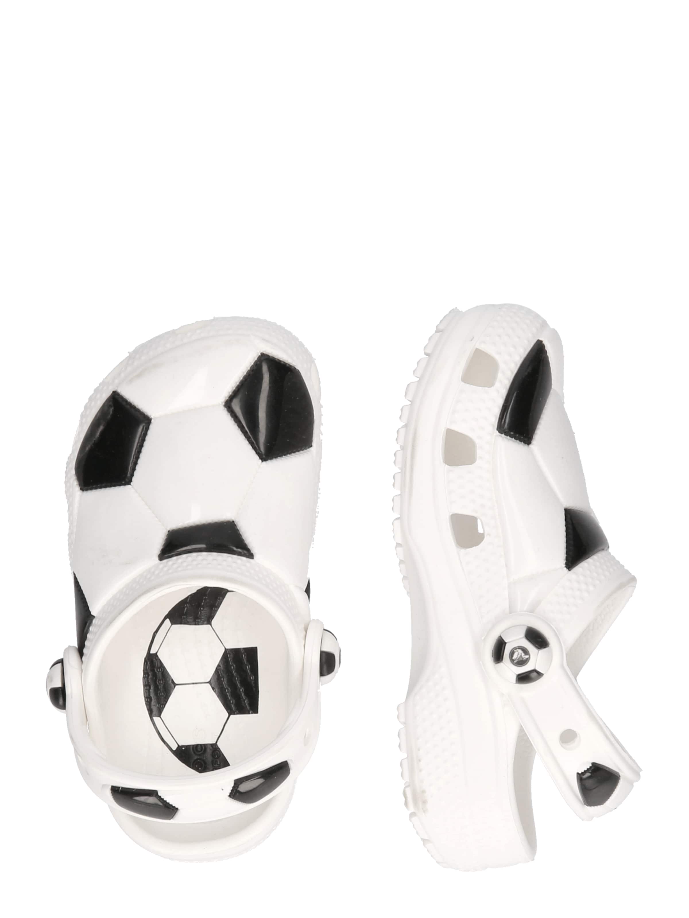 Crocs Clogs 'Classic Soccer Ball' in Weiß