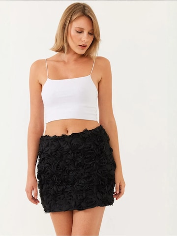 Jupe Bianco Lucci en noir