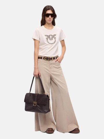 Maglietta 'PINKO QUENTIN T-SHIRT JERSEY T-SHIRT' di PINKO in beige