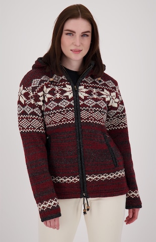 deproc Fleece Jacket 'ANNAPURNA' in Red: front