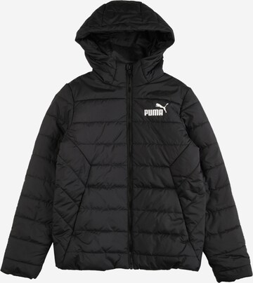 PUMA Winter Jacket in Black: front