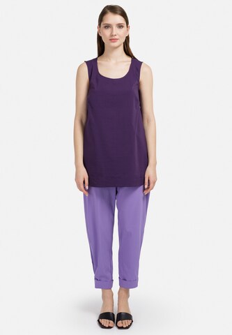 HELMIDGE Top in Purple: front