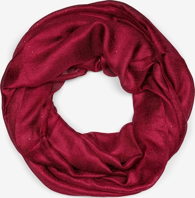 styleBREAKER Schlauchschal 'Seidiger Einfarbiger Loop Glitzer' in One Size in bordeaux, Produktansicht