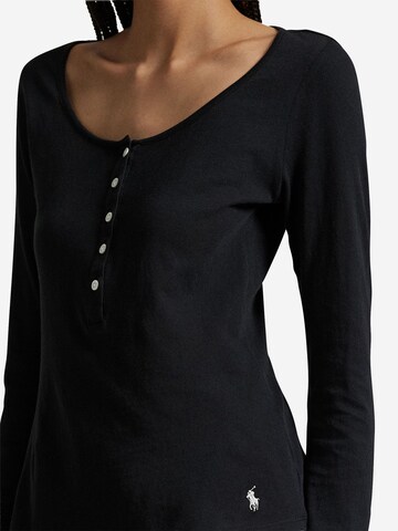 Polo Ralph Lauren Longsleeve ' Whisper Weight Cotton ' in Schwarz