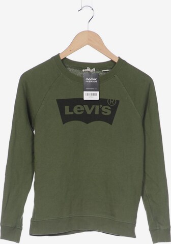 LEVI'S ® Sweatshirt & Zip-Up Hoodie in S in Green: front