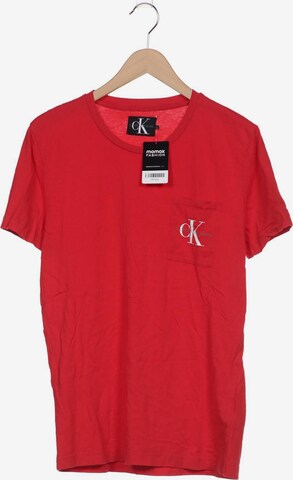 Calvin Klein Jeans T-Shirt L in Rot: predná strana