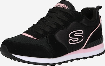 SKECHERS Rövid szárú sportcipők - fekete: elől