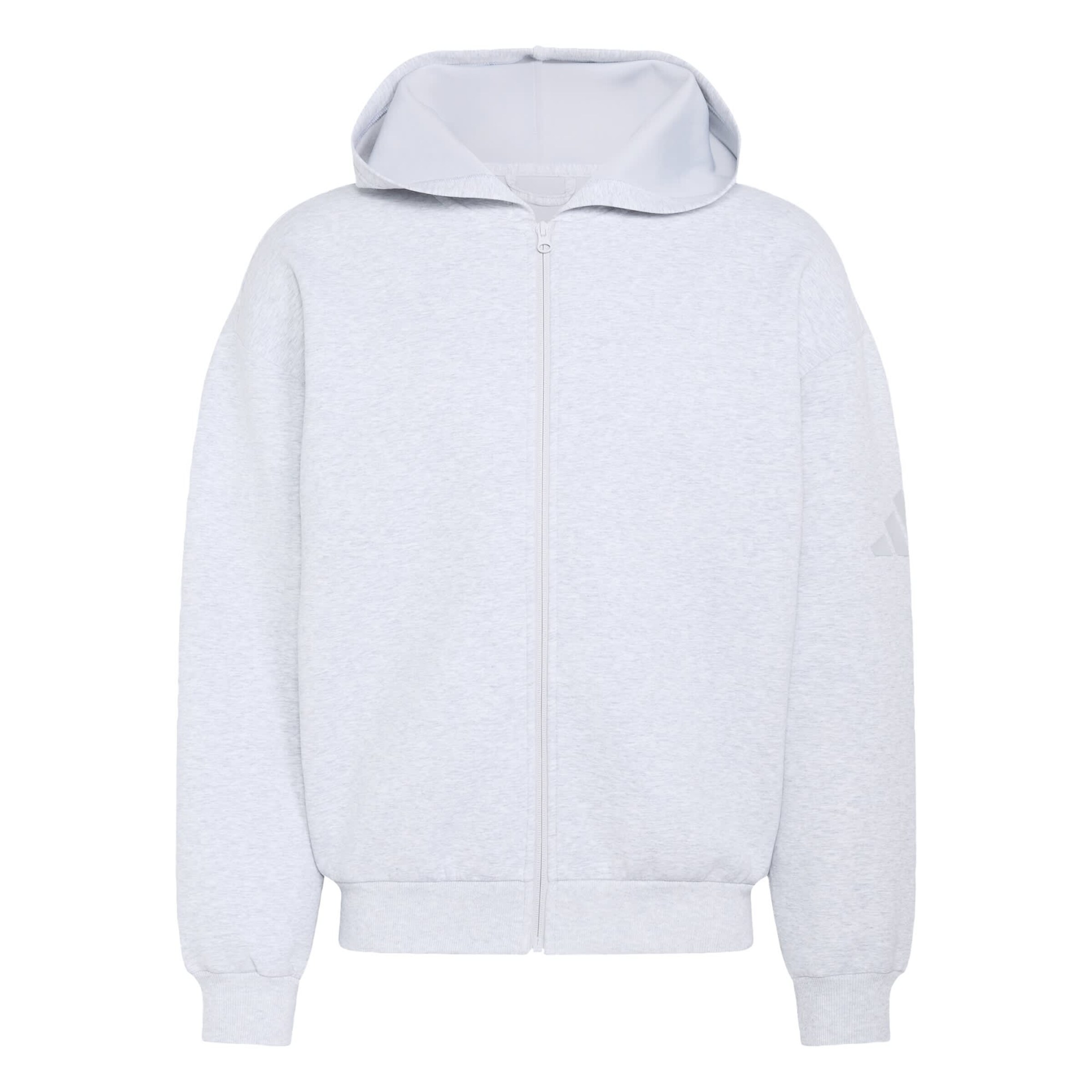Veste de survêtement 'Soft Lux' ADIDAS SPORTSWEAR en gris : devant