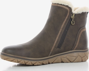 Relife Stiefelette, Warm gefüttert, Weite H in Braun: Vorderseite