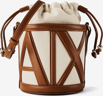 Poche ventrale 'Marisol' ARMANI EXCHANGE en marron : devant