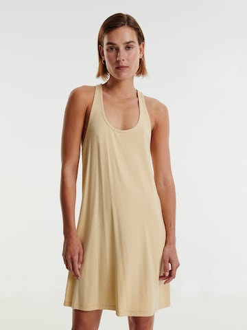 EDITED Letní šaty 'Michelle' – béžová: přední strana