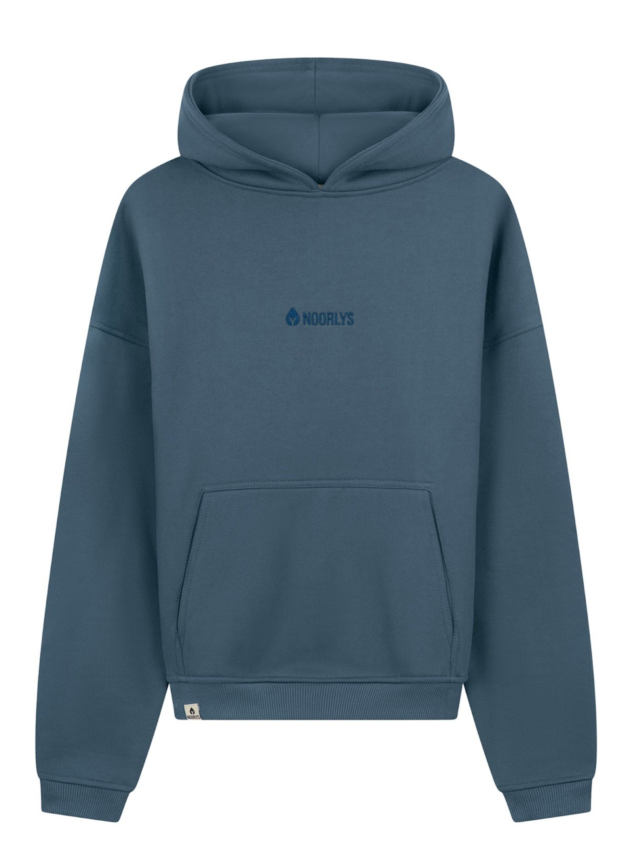 NOORLYS Sweatshirt 'PUNDIG'‌‌‌‌ in Blau: Vorderseite