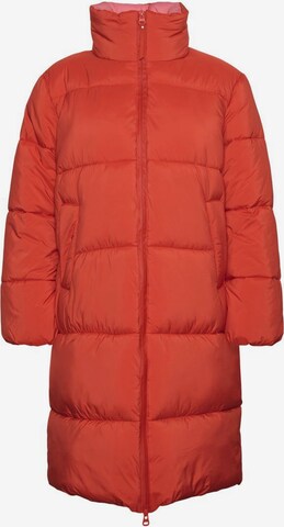 VERO MODA Winter Jacket in Orange: front