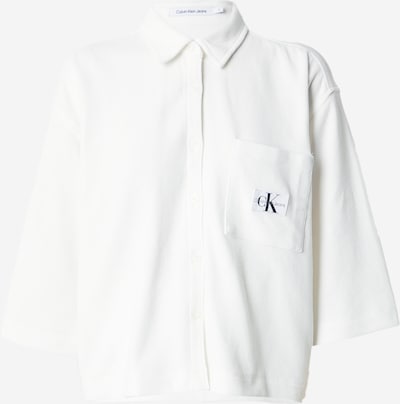 Calvin Klein Jeans Blusa em cinzento / preto / branco, Vista do produto