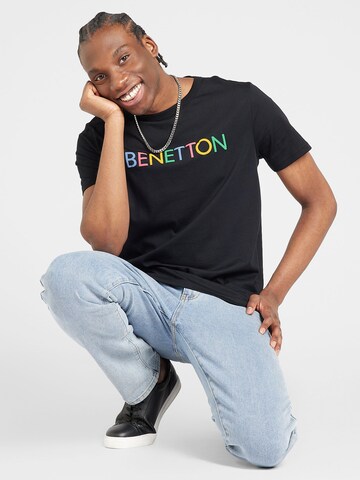 UNITED COLORS OF BENETTON Koszulka w kolorze czarny
