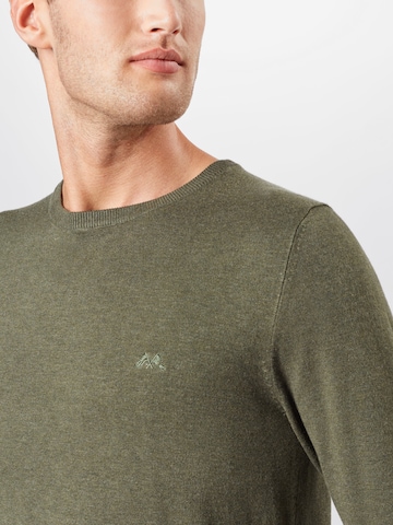 Coupe regular Pull-over Lindbergh en vert