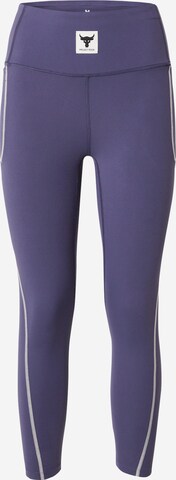 Skinny Pantaloni sportivi 'Pjt Rock Meridian' di UNDER ARMOUR in grigio: frontale