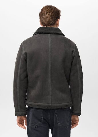 MANGO MAN Winter Jacket 'Idris' in Grey