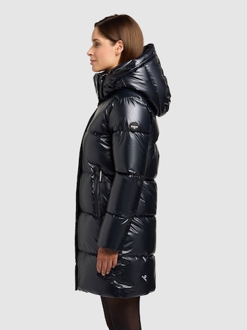 khujo Winter coat 'Haya2 Shiny' in Blue