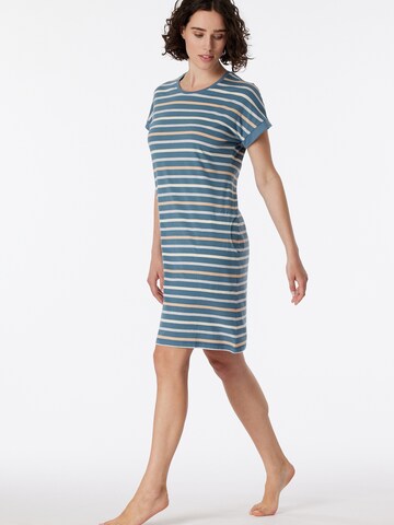 SCHIESSER Nightgown ' Casual Essentials ' in Blue