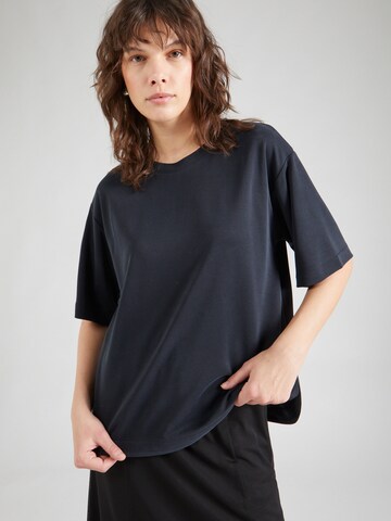 ESPRIT Oversized bluse i sort: forside