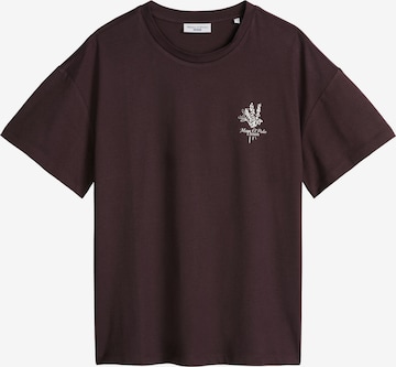 T-shirt Marc O'Polo DENIM en marron : devant