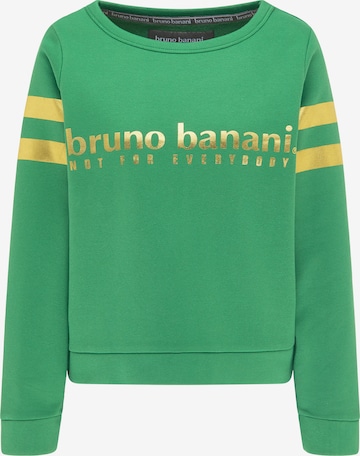 BRUNO BANANI Sweatshirt 'Griffin' in Green: front