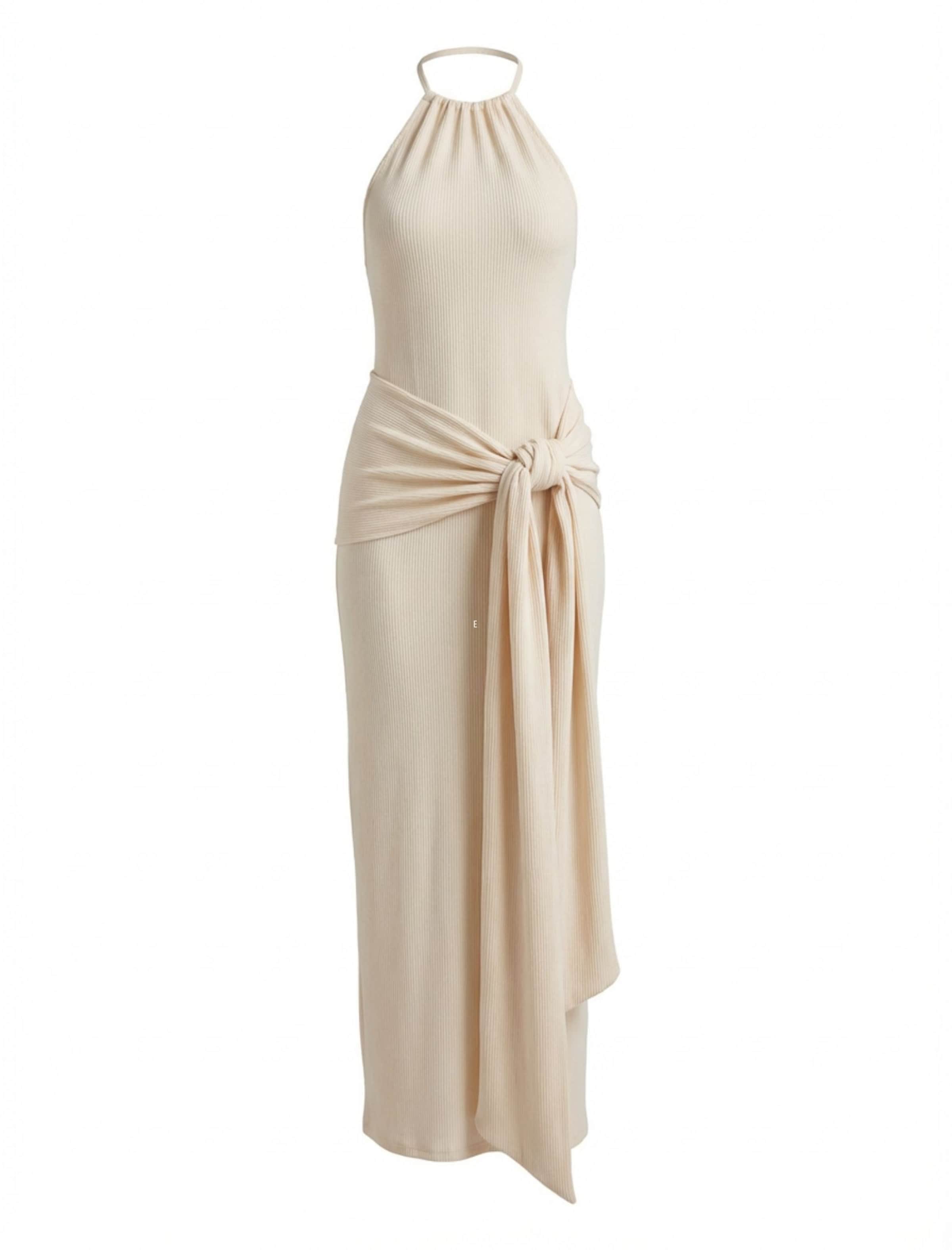 South Beach Dress in Beige: front