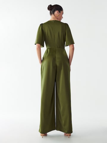 Willa Jumpsuit 'Omaha' i grøn: tilbage