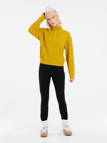PROTEST Athletic Sweatshirt 'PRTNAPPA' in Yellow